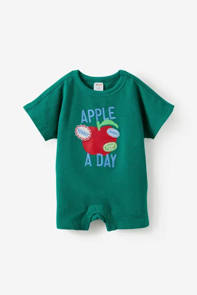 Cotton On Kids' Tyla Knit Playsuit In Brown
