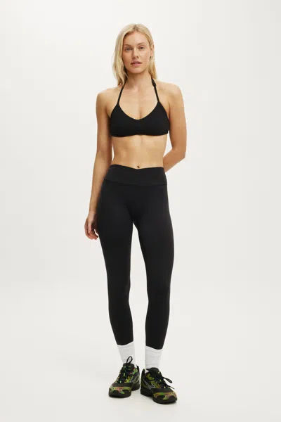 Cotton On Ultra Luxe Cross Front Invisible Scrunch Tight In Black
