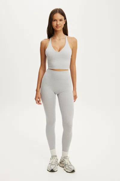 Cotton On Ultra Soft Contour Full Length Tight In Gray