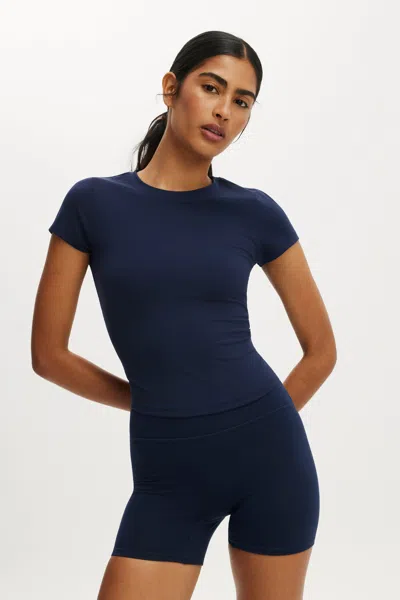 Cotton On Ultra Soft Fitted Tshirt In Prep Sport Navy