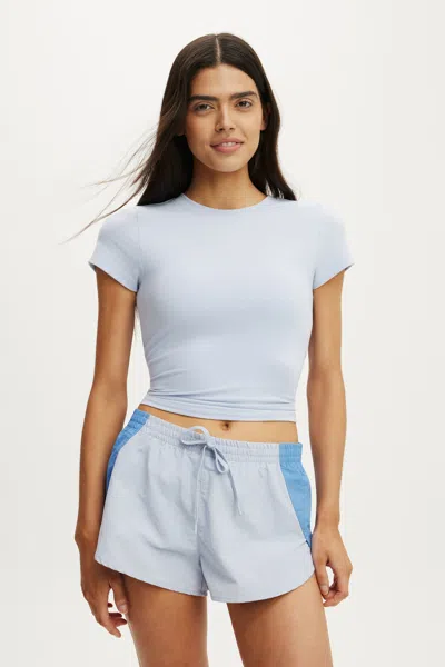 Cotton On Ultra Soft Fitted Tshirt In Violet Blue