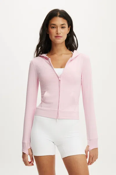 Cotton On Ultra Soft Hooded Jacket In Pink