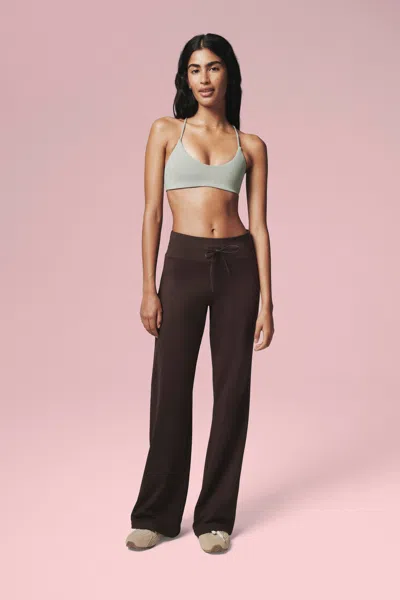 Cotton On Ultra Soft Tie Front Wide Leg Pant In French Roast