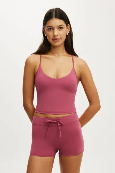 Cotton On Ultra Soft V Neck Racer Back Tank In Pink
