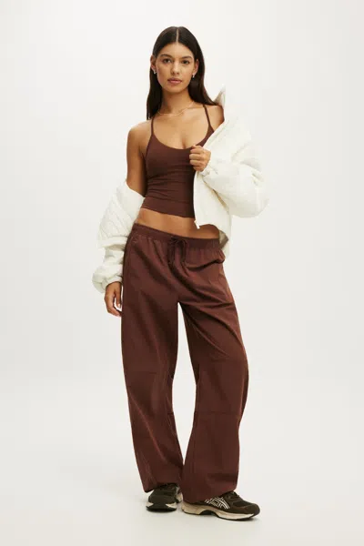 Cotton On Utility Baggy Pant In Brown