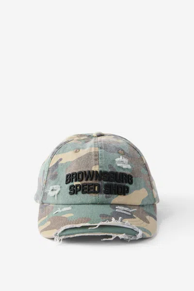 Cotton On Vintage Dad Hat In Camo/brownsburg