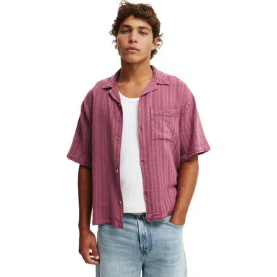Cotton On Washed Box Fit Short Sleeve Shirt