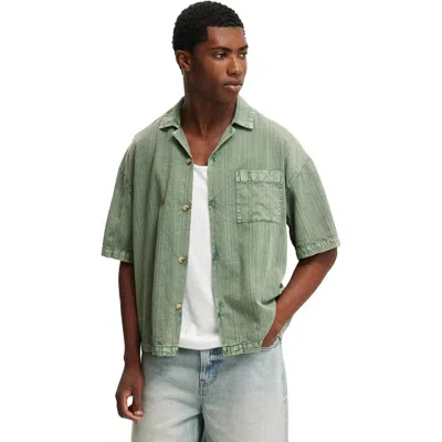 Cotton On Washed Box Fit Short Sleeve Shirt