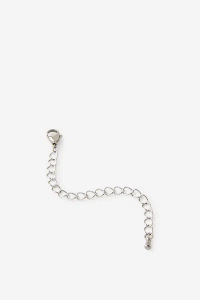 Cotton On Waterproof Chain Extender In Silver