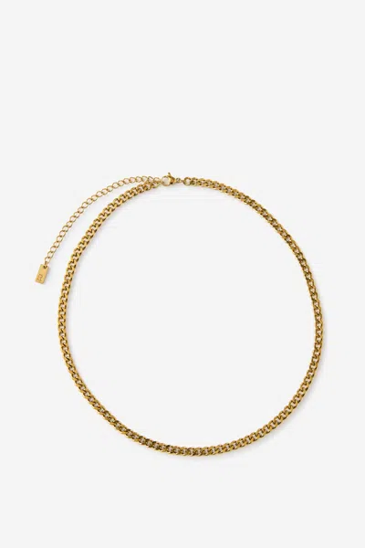 Cotton On Waterproof Mid Chain Necklace In Gold