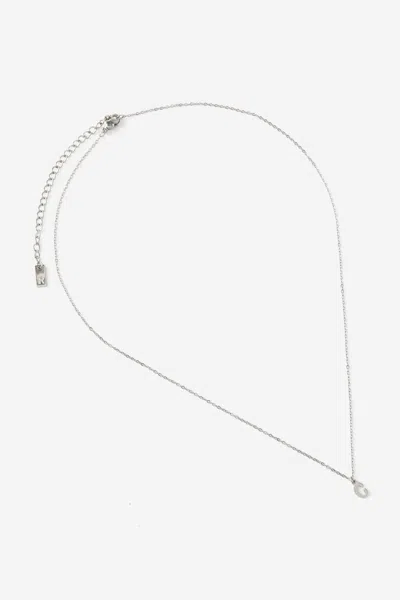Cotton On Waterproof Pendant Necklace In Silver Initial C Classic Fine Chain