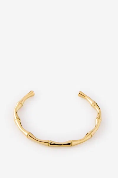 Cotton On Waterproof Single Bangle In Gold Bamboo Cuff