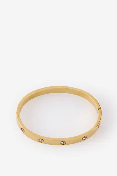 Cotton On Waterproof Single Bangle In Gold Dia Flat Bangle