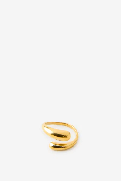 Cotton On Waterproof Single Ring In Gold Chubby Crossover