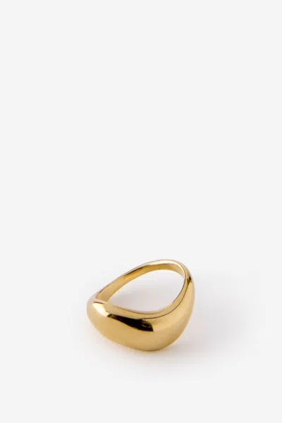 Cotton On Waterproof Single Ring In Gold Chubby Wavy