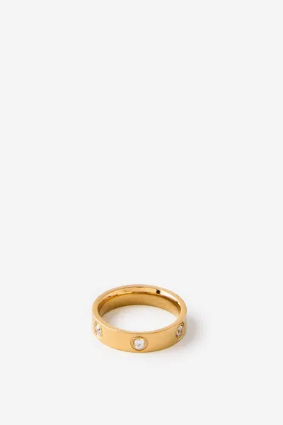 Cotton On Waterproof Single Ring In Gold Dia Flat