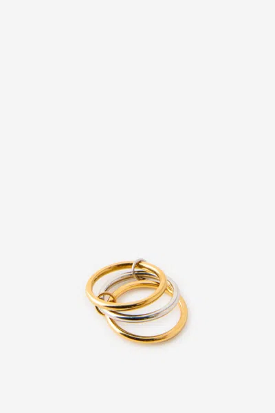 Cotton On Waterproof Single Ring In Gold Stacked Link