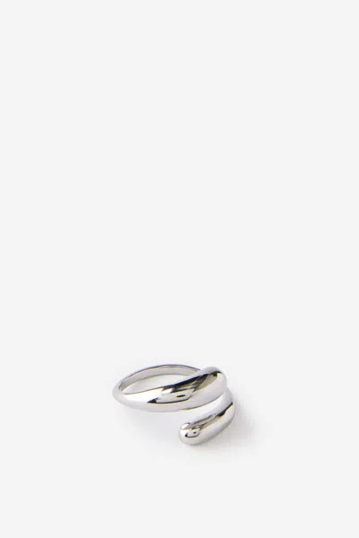 Cotton On Waterproof Single Ring In Silver Chubby Crossover