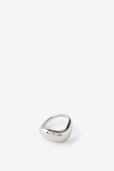 Cotton On Waterproof Single Ring In Silver Chubby Wavy