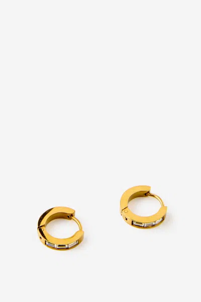 Cotton On Waterproof Small Hoop Earring In Gold