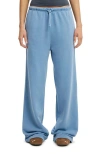 Cotton On Wide Leg Sweatpant In Blue