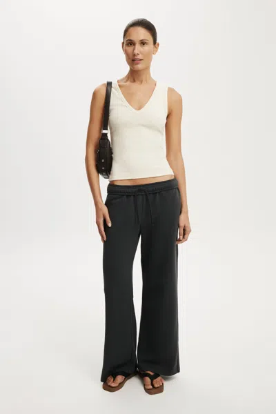 Cotton On Wide Leg Sweatpant In Shadowstone