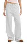 Cotton On Wide Leg Sweatpant In White