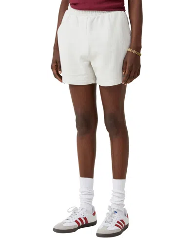 Cotton On Women's Classic Fleece Shorts In White