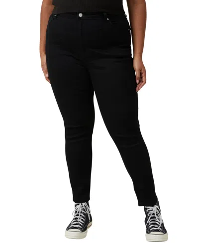 Cotton On Women's Curvy High Stretch Skinny Jean In Black