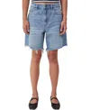 Cotton On Women's Relaxed Denim Short In Blue