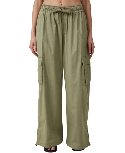 Cotton On Women's Summer Cargo Pants In Woodland