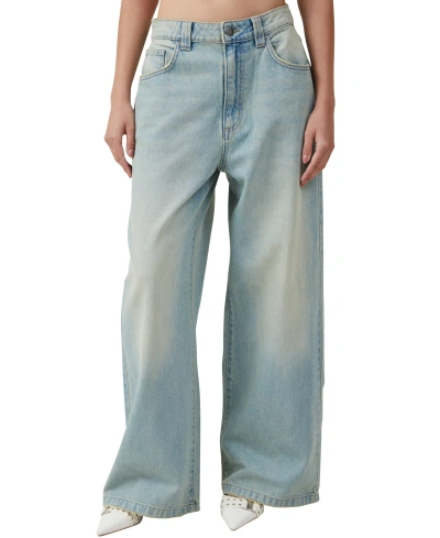 Cotton On Women's Super Baggy Jean In Shell Blue