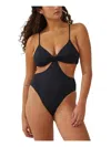 Cotton On Womens Cut-out Bandeau One-piece Swimsuit In Black