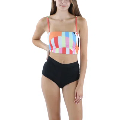 Cotton On Womens High-waist Polyester Swim Bottom Separates In Black