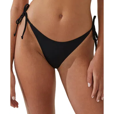 Cotton On Womens Side Tie Swim Bottom Separates In Black