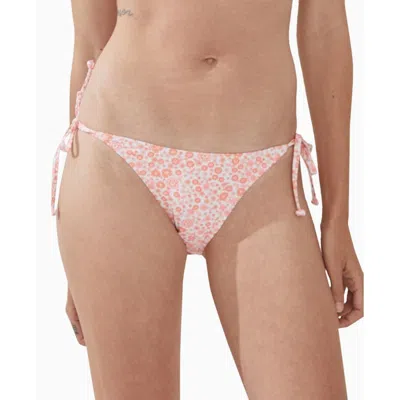 Cotton On Womens Side Tie Swim Bottom Separates In Multi