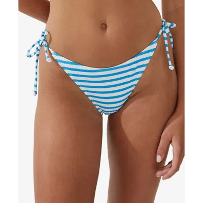 Cotton On Womens Striped Side Tie Swim Bottom Separates In Multi