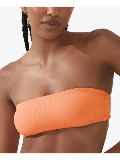 Cotton On Womens Summer Beachwear Bikini Swim Top In Red