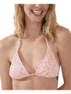 Cotton On Womens Triangle Polyester Bikini Swim Top In Multi