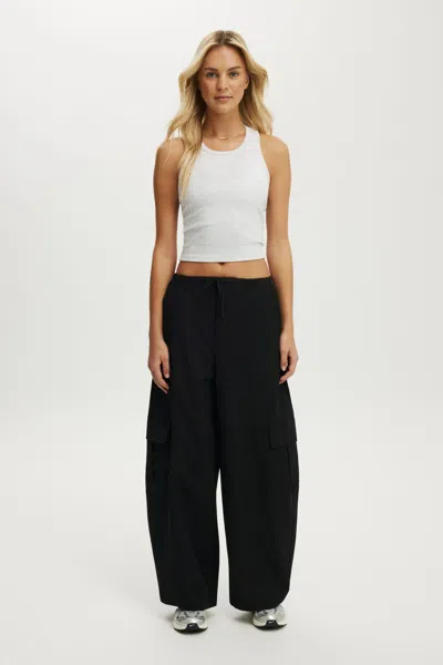 Cotton On Woven Balloon Pant In Black