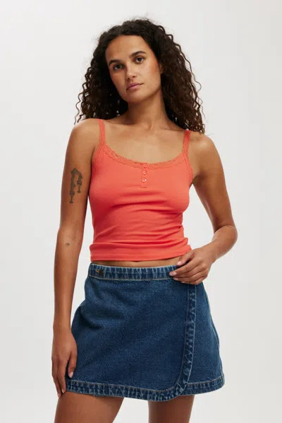 Cotton On Wrapped Denim Mini Skirt In Blue