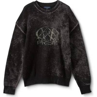 Cotton On Y2k Box Fit Crew Knit In Black