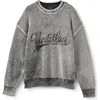 Cotton On Y2k Box Fit Crew Knit In Gray