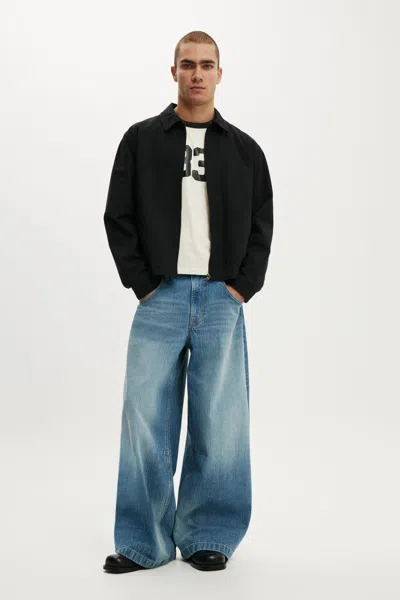 Cotton On Y2k Super Baggy Jean In Drive Blue