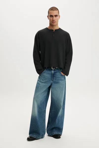 Cotton On Y2k Super Baggy Jean In Blue