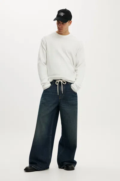 Cotton On Y2k Super Baggy Jean In Vermont Blue