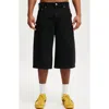Cotton On Y2k Super Wide Jort In Black