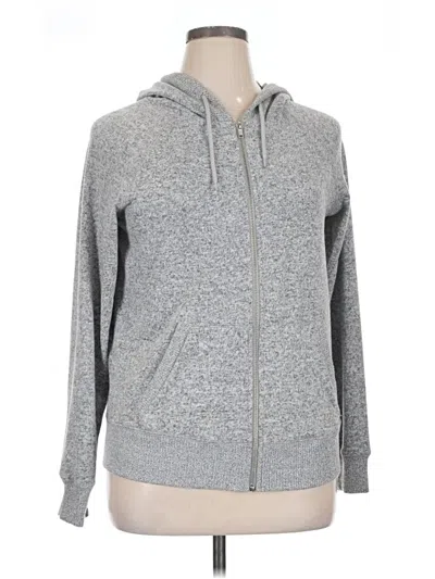 Pre-owned Cotton On Zip Up Hoodie In Gray