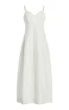Co Tton Poplin Slip Dress In Light Blue