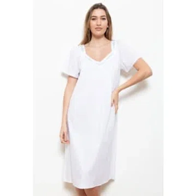 Cotton Real Gabby Nightdress In White